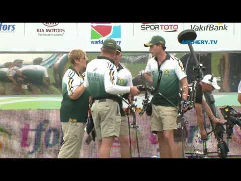 USA v South Africa – compound men's team gold | Antalya 2010 Archery World Cup S2