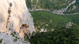 preview picture of video 'Gopro Big Rope in Verdon Slack-Mountain.com'