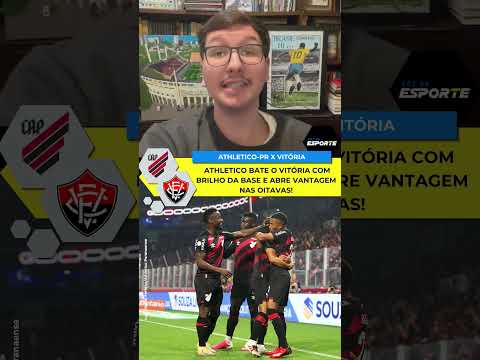 ATHLETICO VENCE O VITÓRIA POR 2 A 0