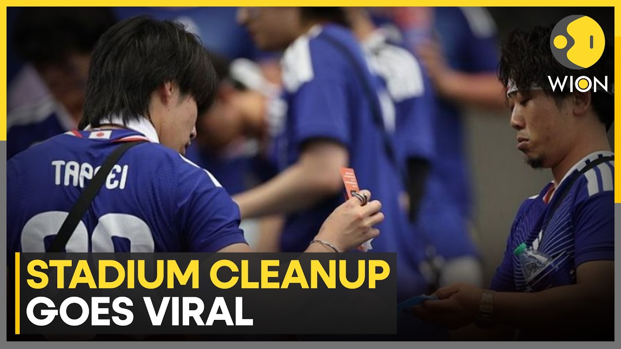 FIFA World Cup 2026: Japanese Supporters Went Viral for Cleaning Stadium After Game | WION