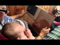 Momma Megan reading a bedtime story to Rian ...