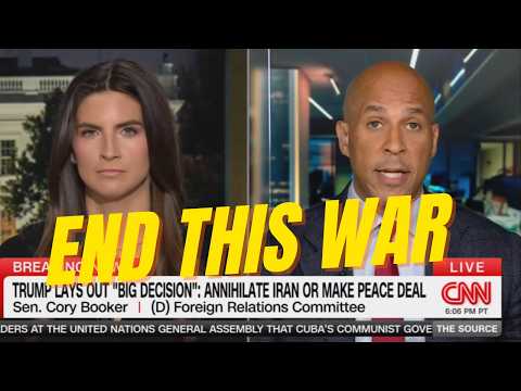 Cory Booker Blasts Trump Over Iran War: “End This Damn War”