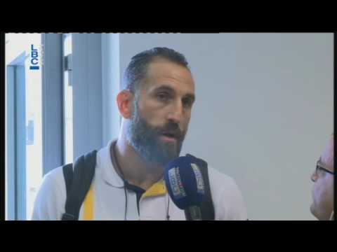 Al Riyadi Club at Beirut Airport - Interview with Fadi Al khatib