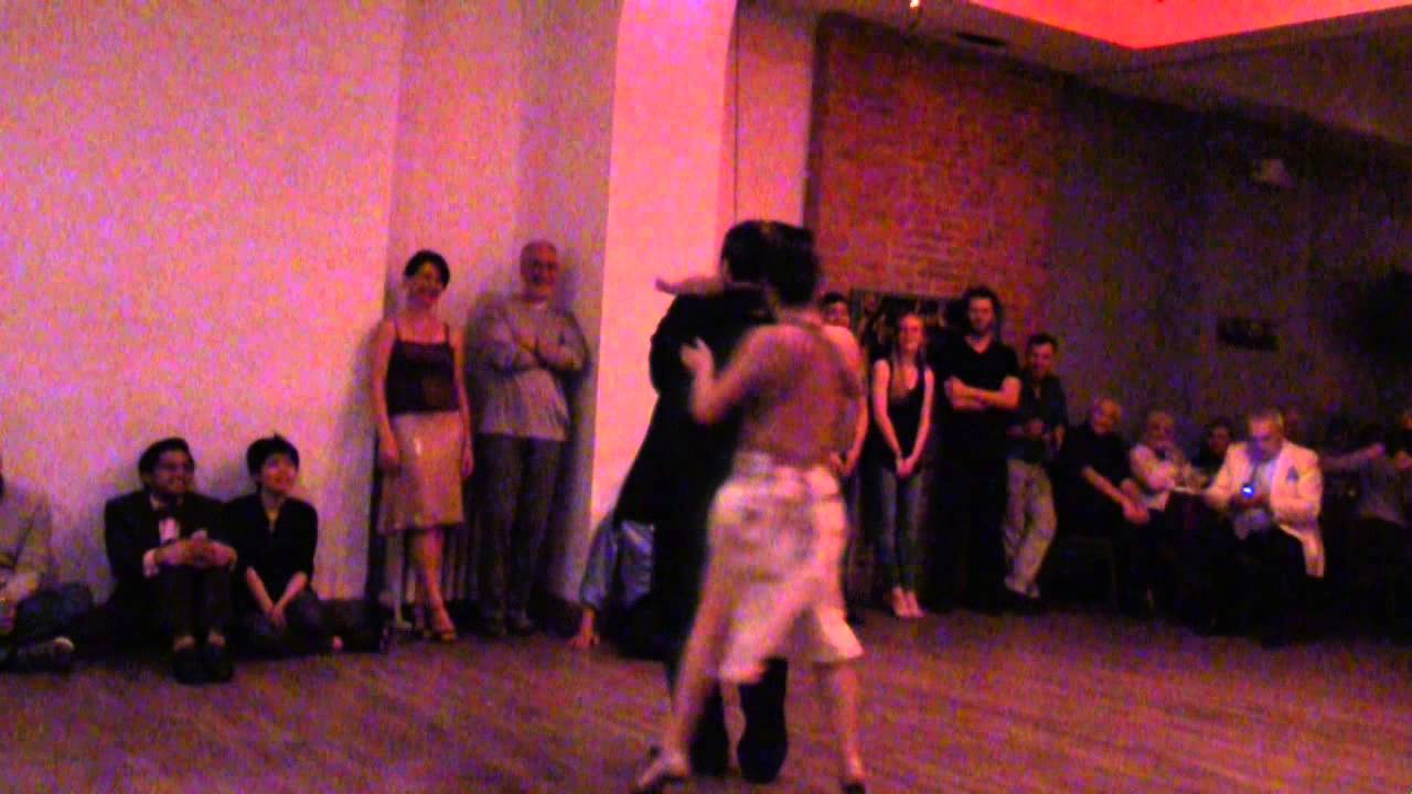 Daniela Pucci, Luis Bianchi and Baby Francesca at La Nacional in New York City: Milonga