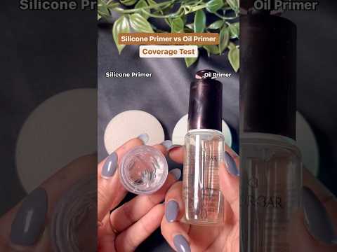 Silicone Primer vs Oil Primer, Makeup Base, #makeuptutorial #foundationtutorial #primer