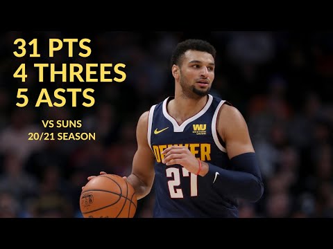 Jamal Murray 31 Pts 4 Threes 5 Asts Highlights vs Phoenix Suns | NBA 20/21 Season