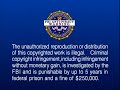 FBI Anti Piracy Warning Warner Home Video 2005