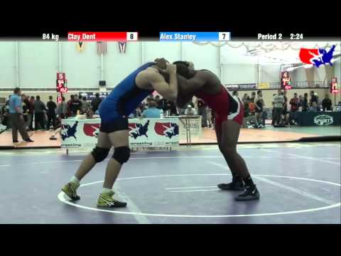 Clay Dent vs. Alex Stanley at 2013 ASICS University Nationals - FS