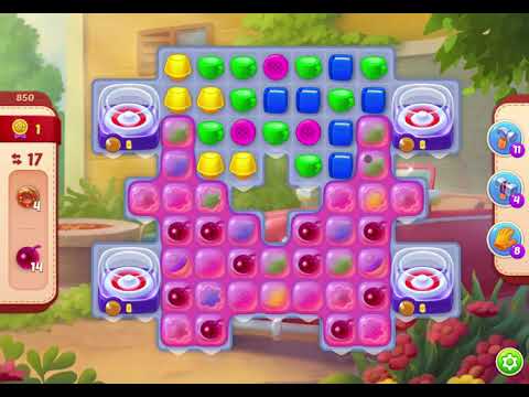 HomeScapes Level 850 no boosters (17 moves)