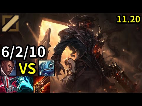Lucian Mid vs Fizz - KR Grandmaster | Patch 11.20