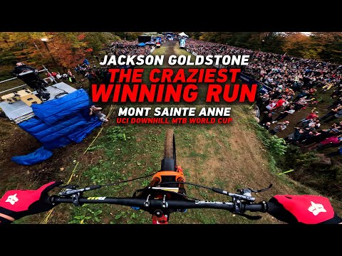 GoPro:  The CRAZIEST WINNING RUN with Jackson Goldstone in Mont Sainte Anne | 2023 UCI MTB World Cup
