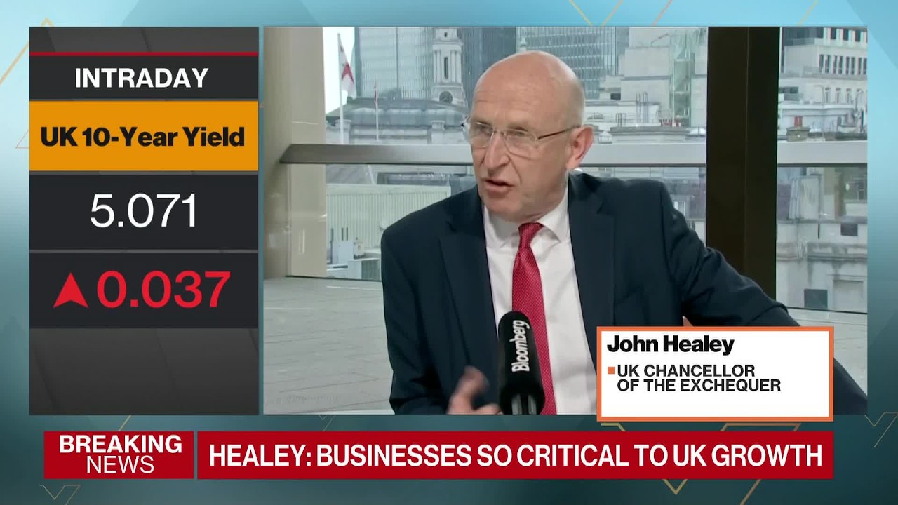 Video: John Healey pledges fiscal buffer and five growth priorities in City speech