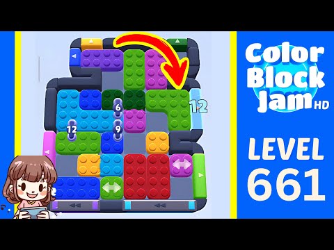 Color Block Jam Level 661 Solution Walkthrough