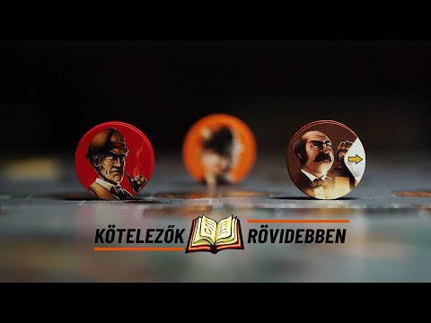 Mr. Jack társasjáték  Kötelezők rövidebben (szabálymagyarázó) - reflexshop