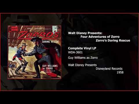 Four Adventures of Zorro #4: Zorro's Daring Rescue by Disneyland Records
