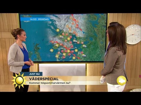 Väderspecial: Så blir badtemperaturerna - Nyhetsmorgon (TV4)