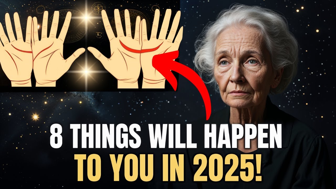 Crescent Moon and the letter M in the palm of your hand? 8 things will happen to you in 2025!