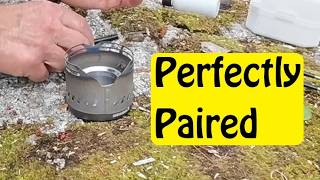 Goshawk AZ 100 Windproof Pot Support for the OP 100 Swirling Flame Alcohol Stove