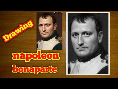 How to draw nepoliyan bonapart drawing sketch step by step