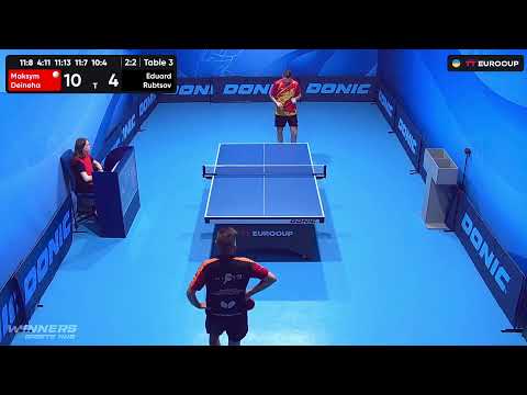 17:35 Maksym Deineha - Eduard Rubtsov 25.09.2023 TT Euro.Cup  Ukraine Master. TABLE 3