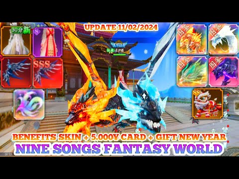 Update Nine Songs of Fantasy P'Server - Fashion , Mount SP SSS , Wing SP SS , Spirit SP , 5 New Code