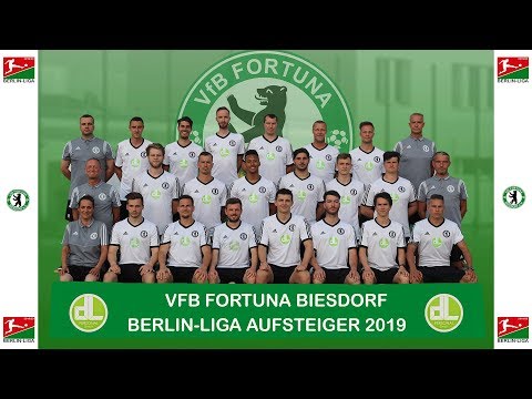 VfB Fortuna Biesdorf Berlin-Liga Aufsteiger 2019 !