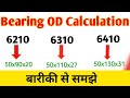 Bearing OD Calculation Bearing OD Formula Bearing Dimensions How To Find OD Of Bearing