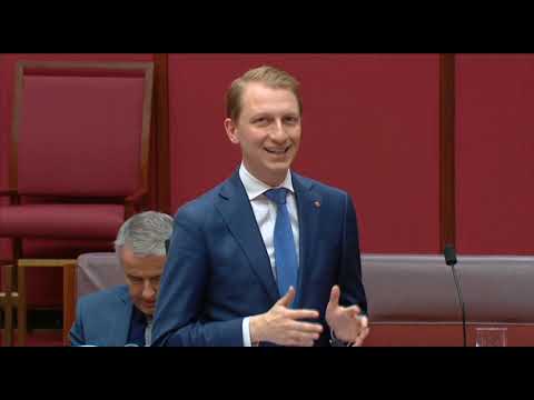 Senator Paterson in the Senate discussing the economic policy Labor took to the election