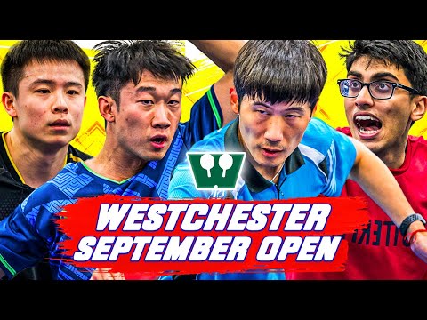 Westchester Table Tennis Center September Open Highlights! FT Jian Li, Kai Zhang, Yiran Wu. 4K HD!