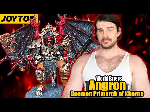 Auspacken von JoyToy World Eaters Angron Daemon Primarch of Khorne Warhammer Horus Heresy