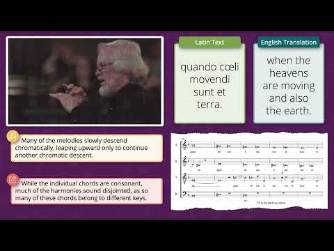 Vicente Lusitano Heu Me Domine | Music Description & Annotations Sheet Music Text | D. Lawrence ACC