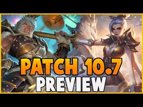 NEW PATCH 10.7 PREVIEW: New Champion Changes - League of Legends