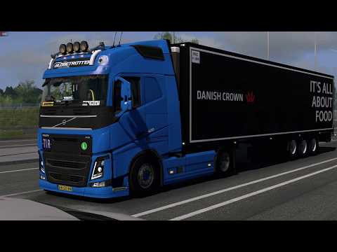 [ETS2] Euro Truck Simulator 2 1.31 - Volvo FH16 - Promods 2.27 - Odense to Rostockk