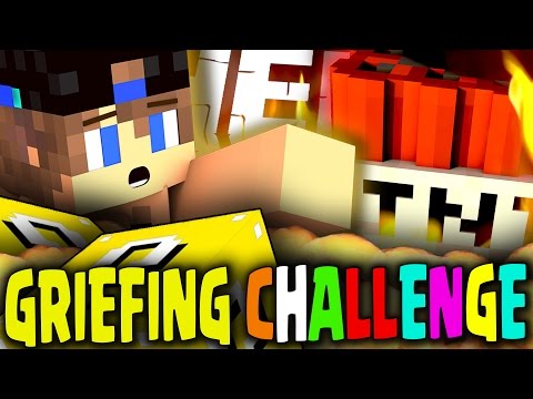 FACCIAMO ESPLODERE TUTTO !! - Minecraft GRIEFING CHALLENGE [EPICO] w/ Scarso