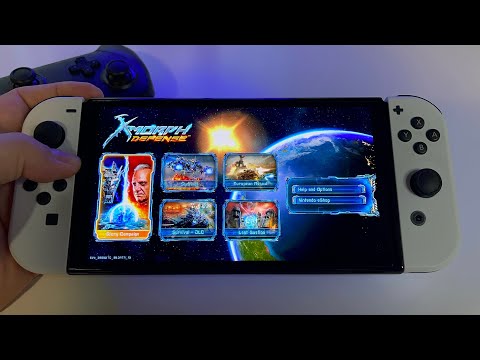 X-Morph: Defense - 4 min REVIEW | Switch OLED handheld gameplay