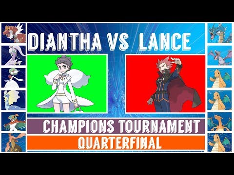 Diantha vs. Lance (Pokémon Sun/Moon) - Champions Tournament/Quarterfinal