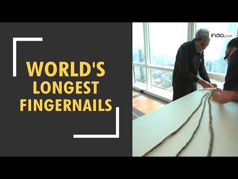 Bizarre! This Indian man has finally cut his fingernails after 66 years