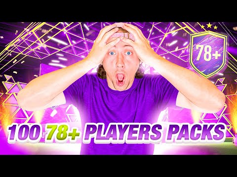 INSANE WALKOUTS IN 100 78+ PLAYER PACKS