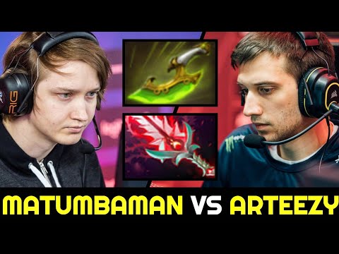 MATUMBAMAN vs ARTEEZY with Swift Blink Build Troll Warlord — SECRET vs EG Carry Battle