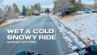 I Rode the APOLLO CITY PRO in WET and SNOWY Conditions
