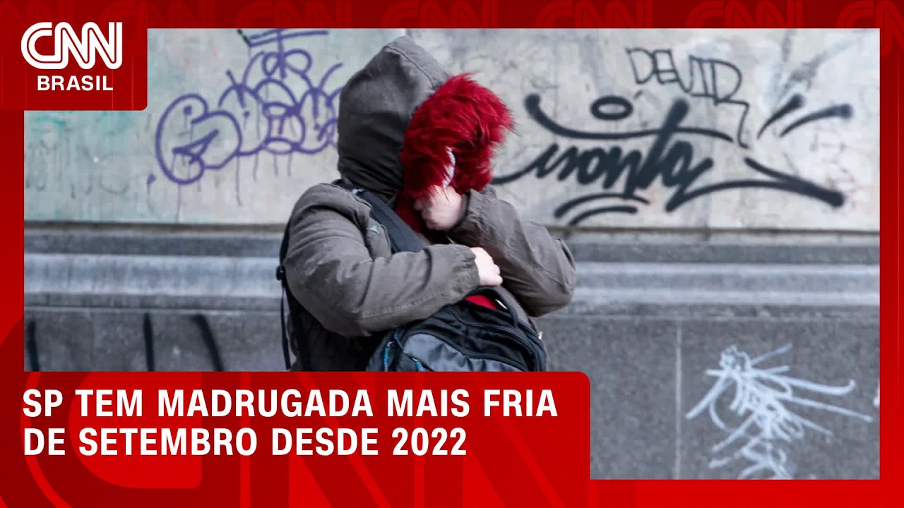 10,1°C: São Paulo registra madrugada mais fria para setembro em quatro anos | LIVE CNN