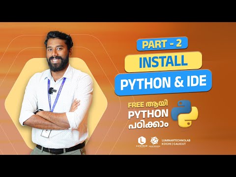 Part 2 Python Pycharm Ide Installation Python Programming Malayalam Free Tutorial