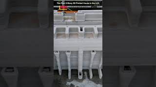 First 2-story 3D printed home in the US: Close-ups of printed walls