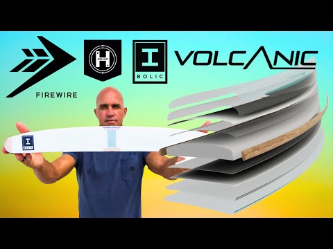Firewire Surfboard Tech...EXPLAINED! (I-Bolic VS Volcanic VS Helium VS Timbertek) - Which Is BEST?