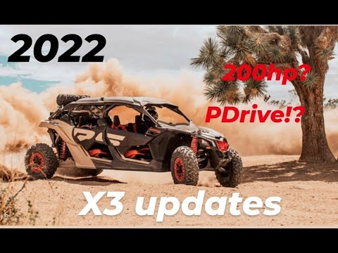2022 Can-Am Maverick X3 updates! Pdrive clutch! HP!?