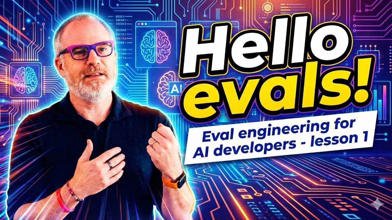 Hello Evals! Eval Engineering for AI Developers, lesson 1 - an intro to eval engineering