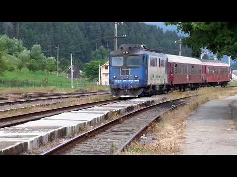 60 1115 6 fährt mit R 4650 in Vișeu de Jos ein