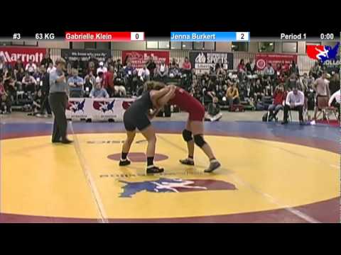 2011 U.S. Open FRI WM 63 KG: Gabrielle Klein vs. Jenna Burkert Champ. Round 1
