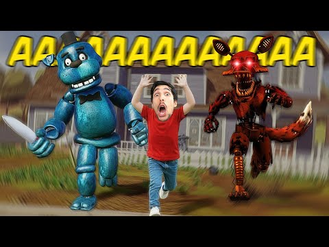 THE NEIGHBOR has TRANSFORMED into FOXY and FREDDY ULTRA BLUE INSTINCT!! *IMPOSSIBLE* (Hello Neigh...