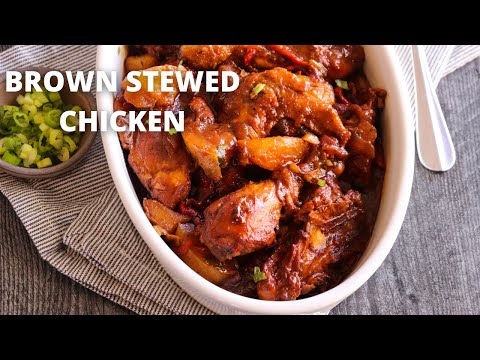 BROWN STEW CHICKEN | Caribbean Stewed Chicken | Jehan Can Cook